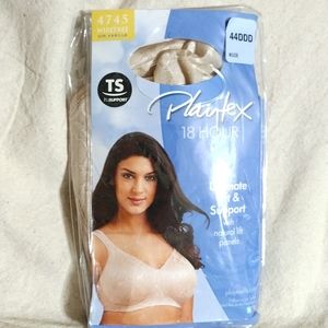 Playtex 18 Hour Bra 44DDD Nude Ultimate Lift & Support 4745
